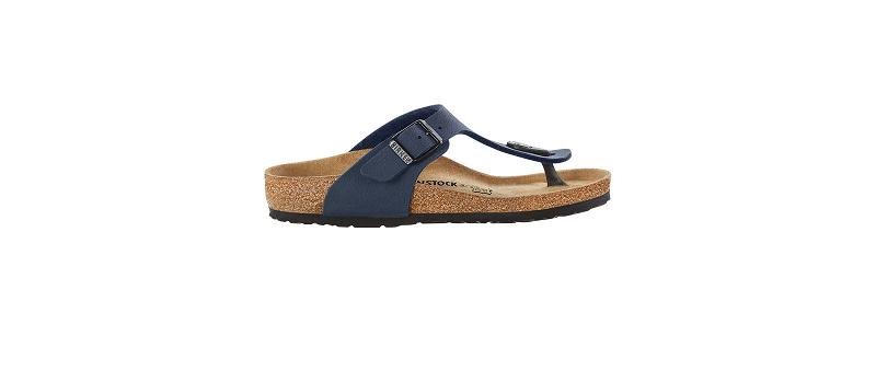 Birkenstock Birkibuc Regular Gizeh Børn Mørkeblå | DK 152JPQ